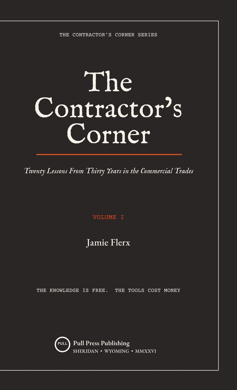 The Contractor's Corner — front cover