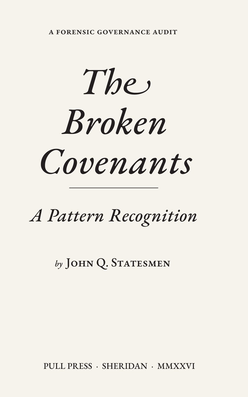 The Broken Covenants — front cover